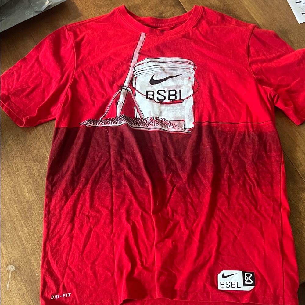 Nike Red BSB Tee - Short Sleeve